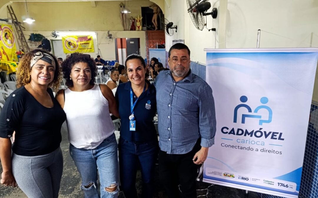 Ação do CadMóvel Carioca leva cidadania à Vila Mimosa