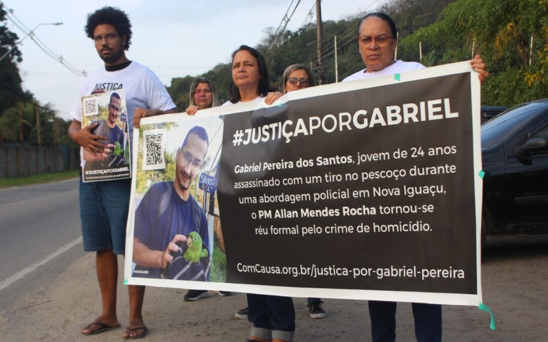 Ato pede justiça por Gabriel Monteiro - Foto Arquivo ComCausa