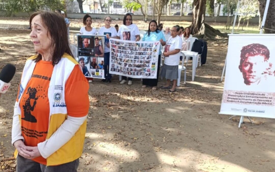 Jovita Belford no Dia Internacional das Pessoas Desaparecidas tem ato ecumênico e ação social na Quinta da Boa Vista - Arquivo ComCausa