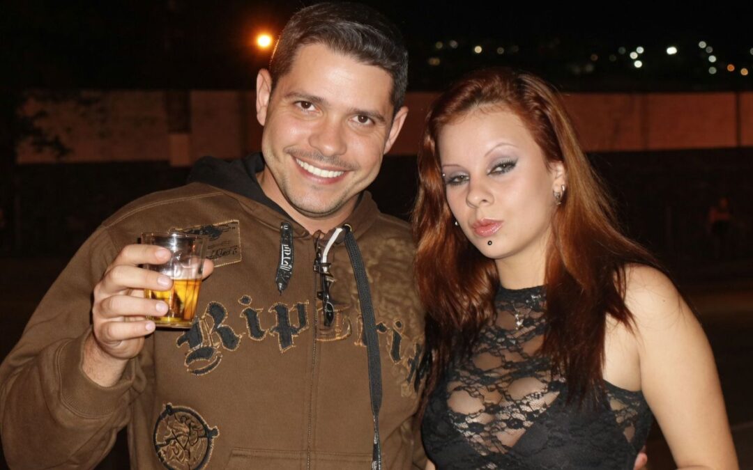 Bruno Paolo e Bárbara Guimarães