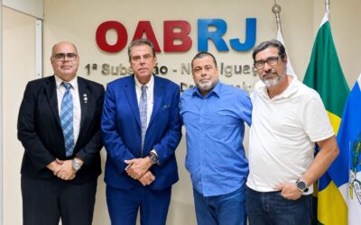 ComCausa é recebida pela presidência da OAB Nova Iguaçu e fortalece articulação institucional